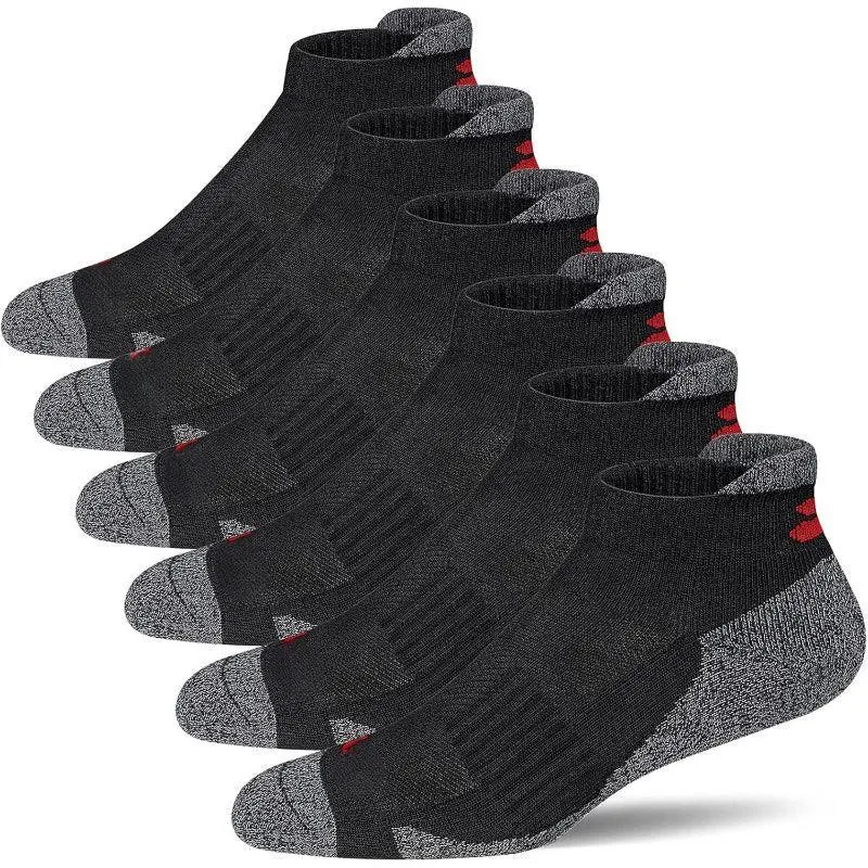 6 Pair Performance Cushion Anti Blister Socks