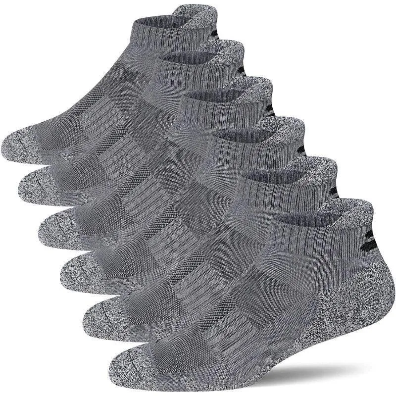 6 Pair Performance Cushion Anti Blister Socks