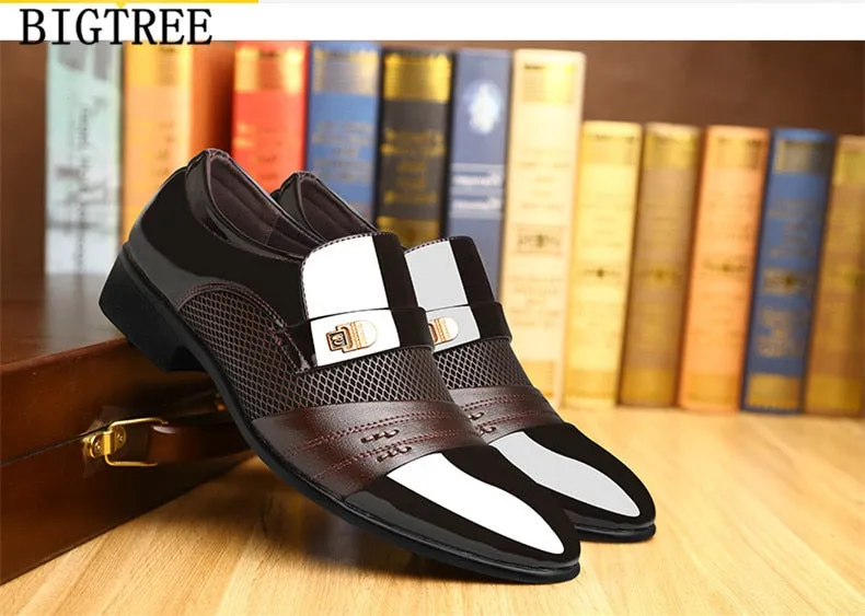 Allen - Dark Academia Italian Loafers Formal Oxford Shoes