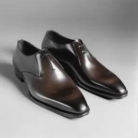 Brown Leather MalÃ¬a Oxfords