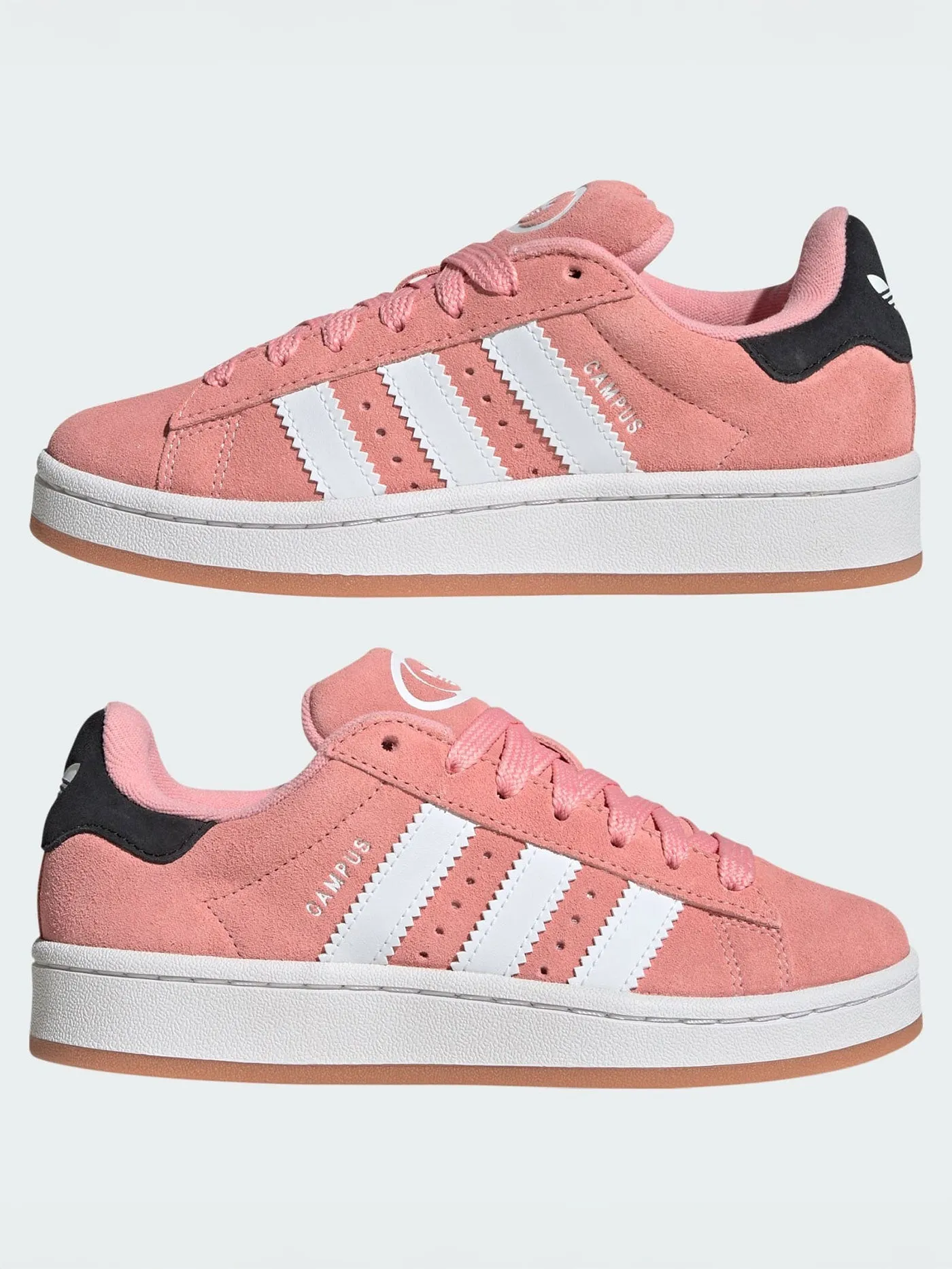 Campus 00s Semi Pink Spark/White/Gum2 Shoes (Kids)