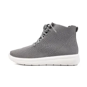 Clarks Ezera High-Top Sneakers Fabric Grey Colour For Women
