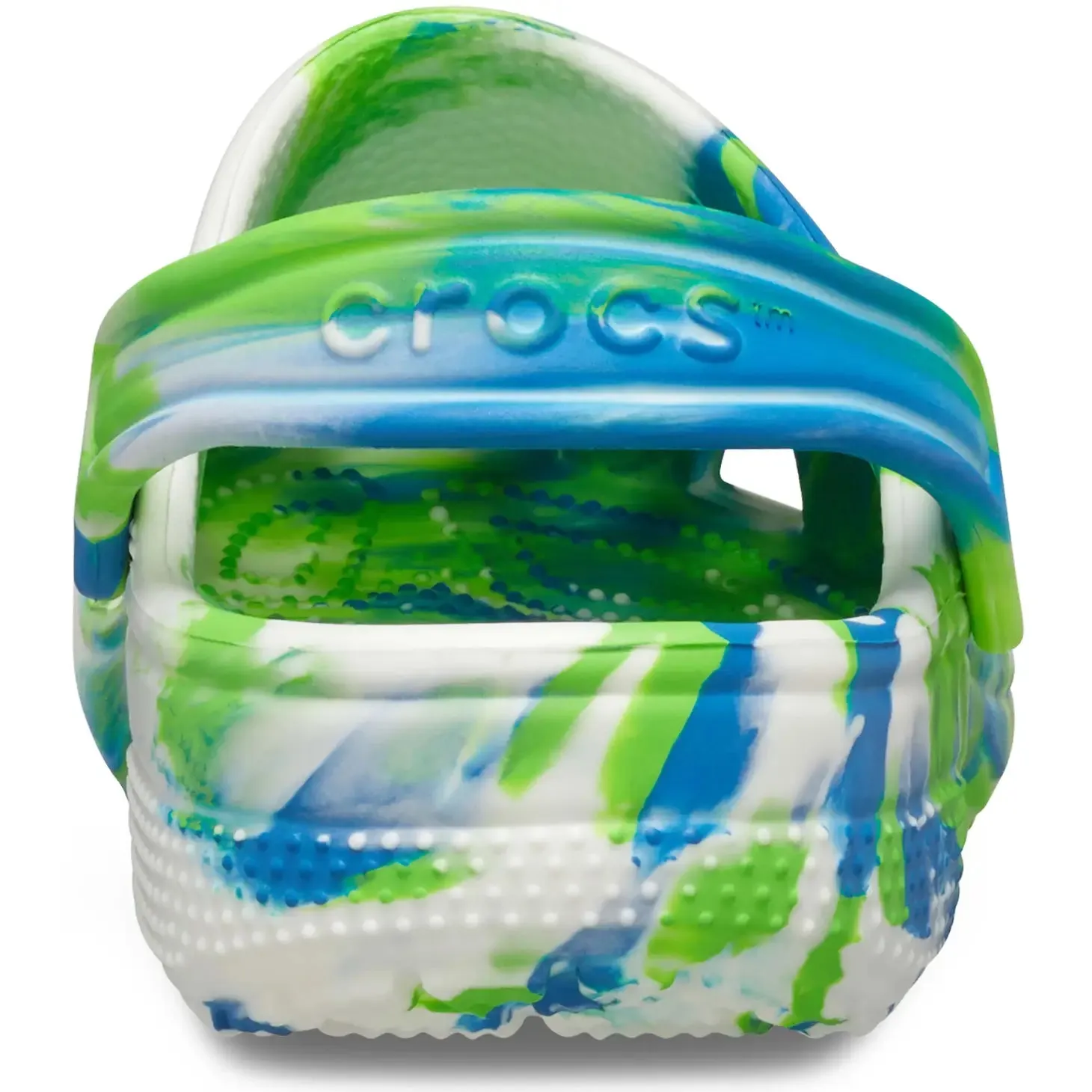 Crocs - Classic Glow Marbled Clog Kids (Prep Blue/Multi)