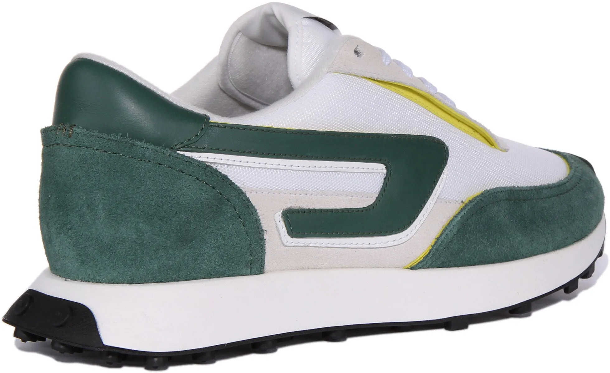Diesel S Racer Lc In White Green For Men