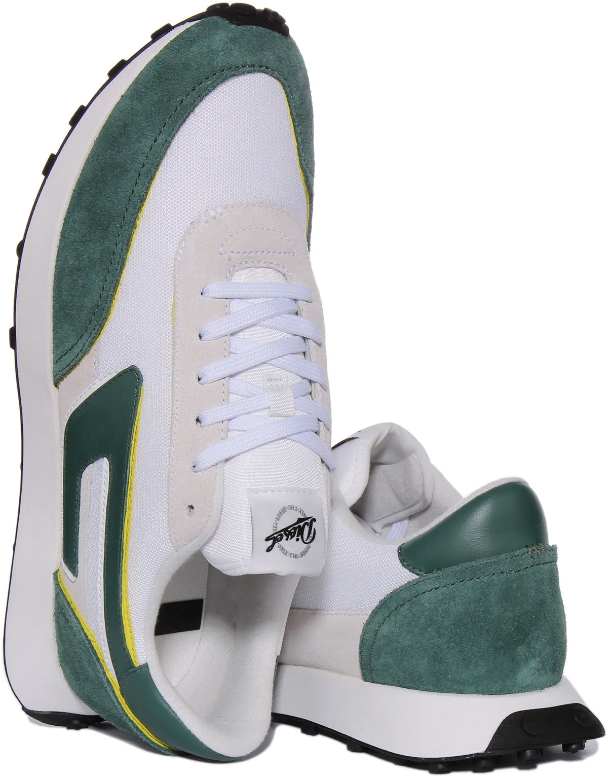 Diesel S Racer Lc In White Green For Men