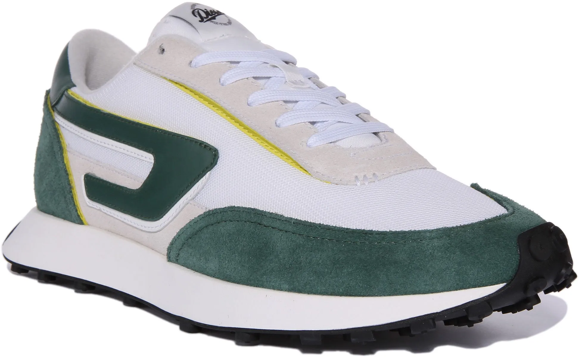 Diesel S Racer Lc In White Green For Men