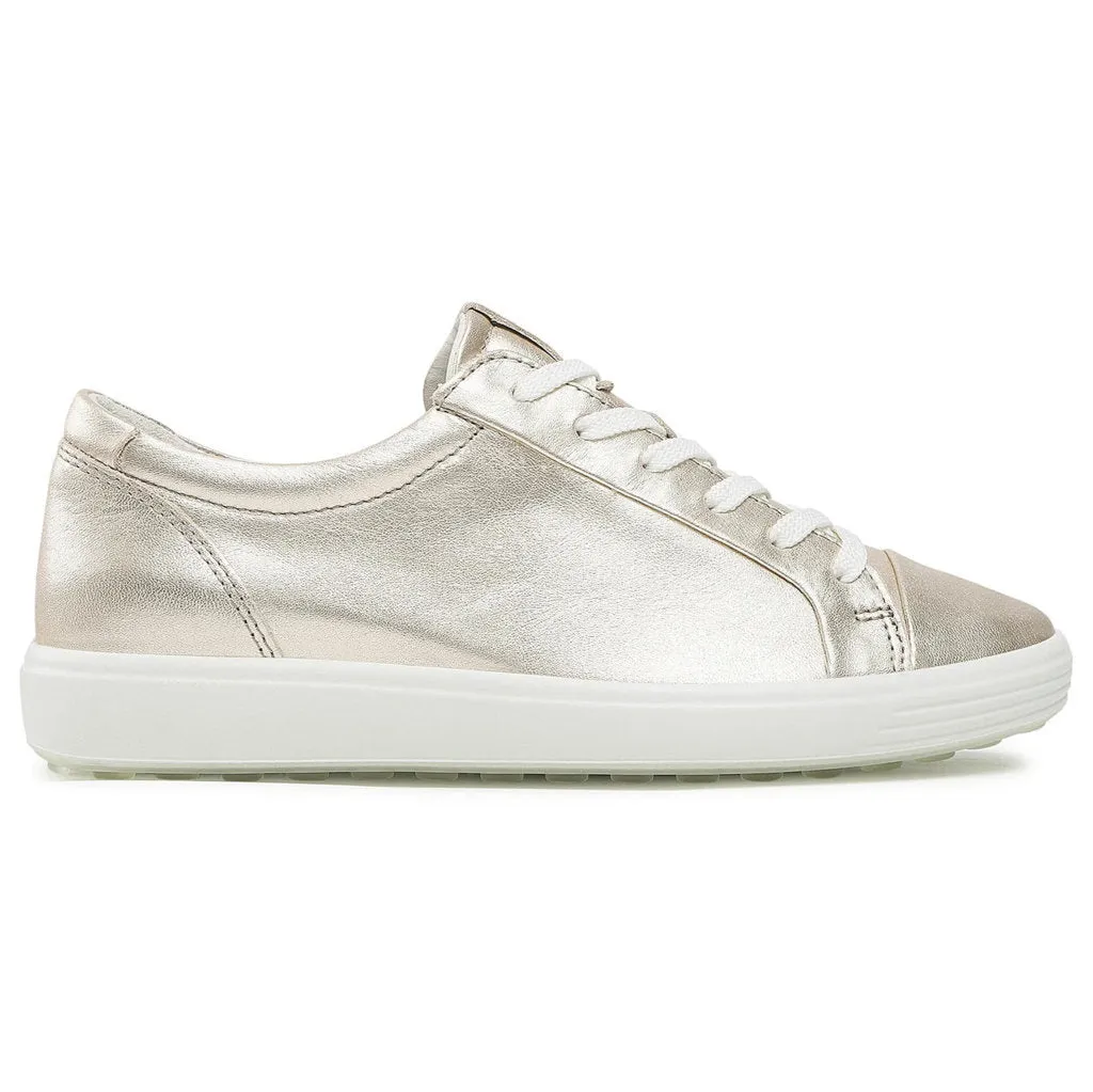 Ecco Soft 7 Full Grain Leather Women's Casual Trainers