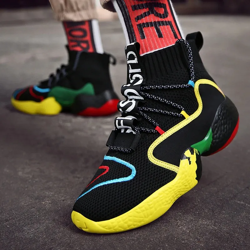 Fashion Men's Sneakers on Lace-Up / Casual Breathable Walking Flats Walking Shoes