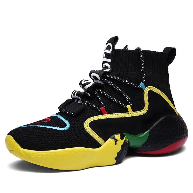 Fashion Men's Sneakers on Lace-Up / Casual Breathable Walking Flats Walking Shoes
