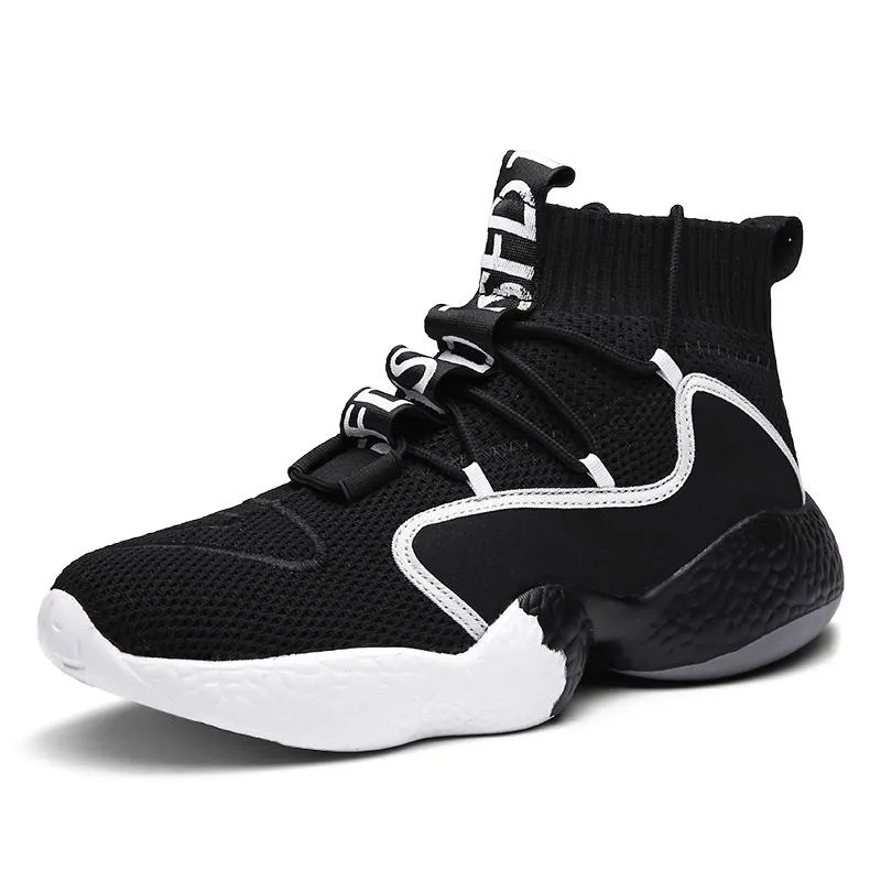 Fashion Men's Sneakers on Lace-Up / Casual Breathable Walking Flats Walking Shoes