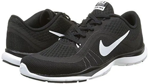 Flex Trainer 6 Black/White Training Shoe 7