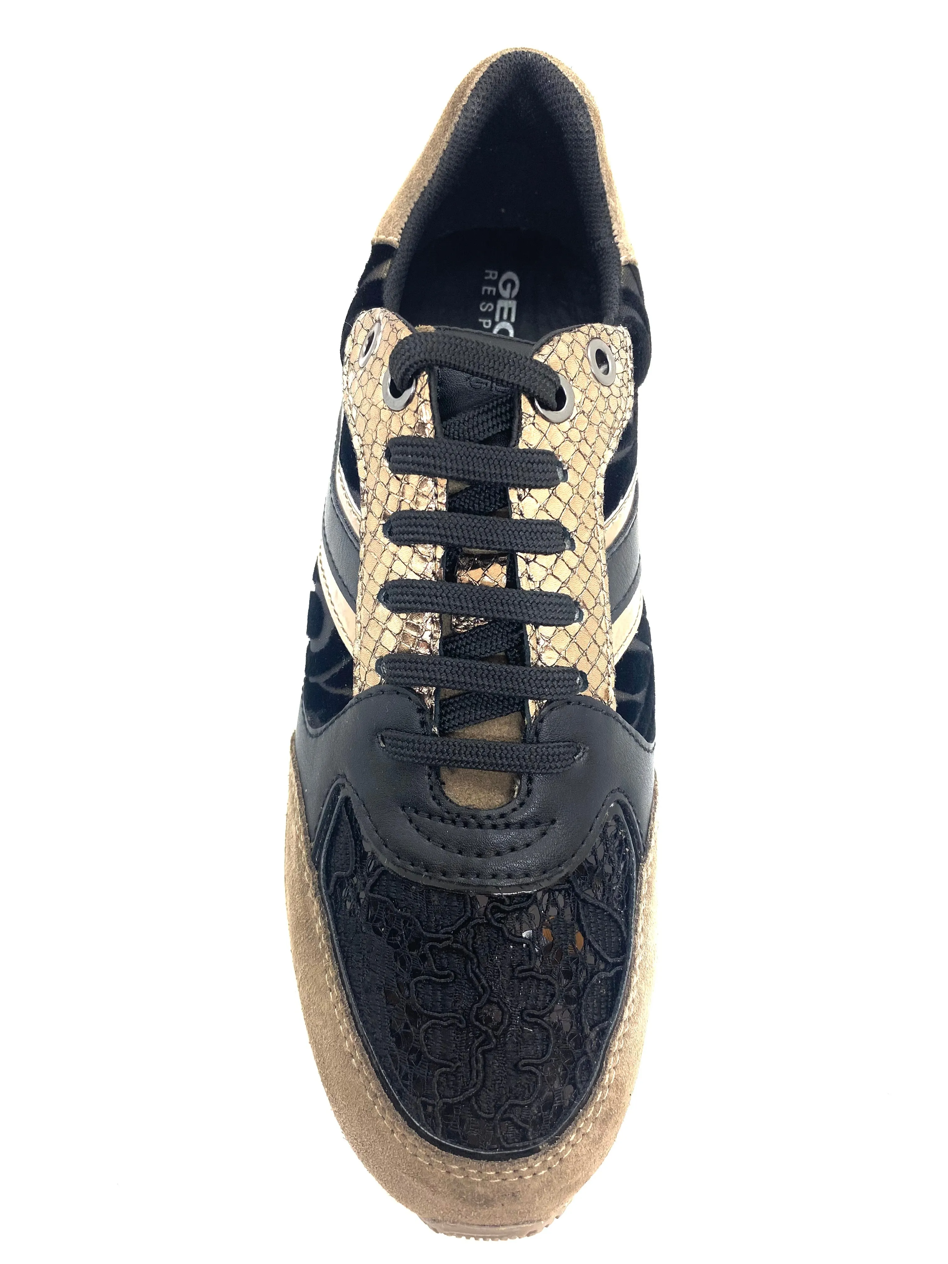 Geox Ladies Kency Flatform Sneaker