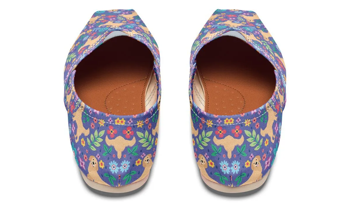 Groovy Golden Retriever Casual Shoes