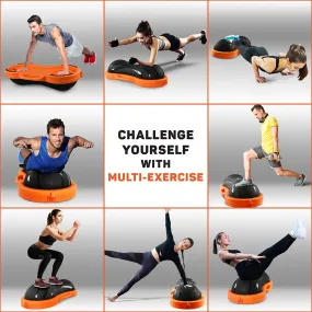 Half Peanut Balance Trainer Ball, 40 in, for Full Body Workout