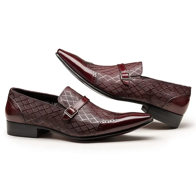 Italy Handmade formal men's Fashion shoes