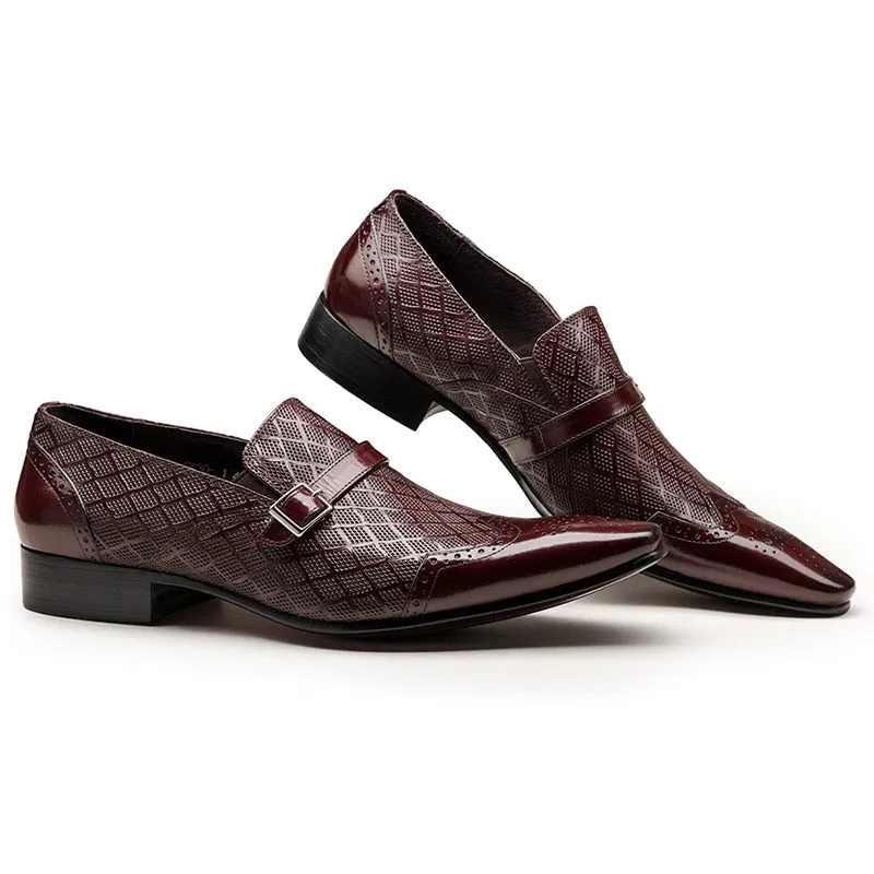 Italy Handmade formal men's Fashion shoes