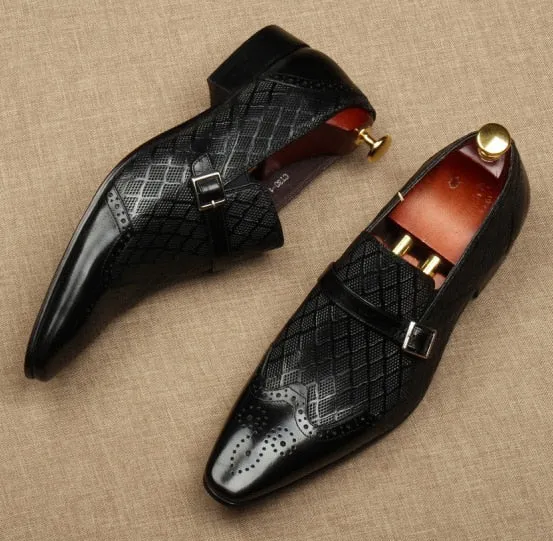 Italy Handmade formal men's Fashion shoes