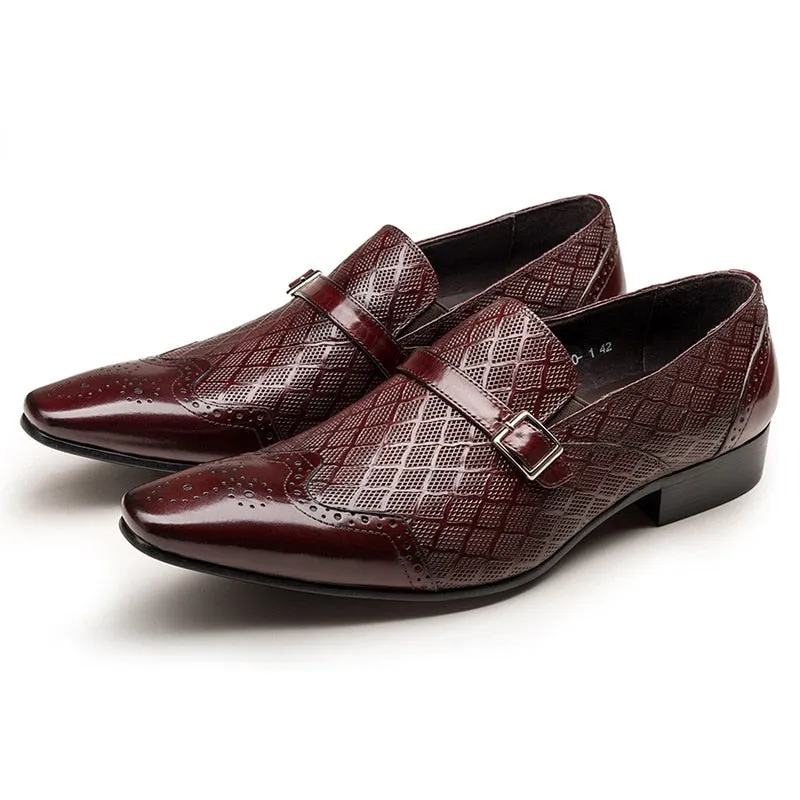 Italy Handmade formal men's Fashion shoes