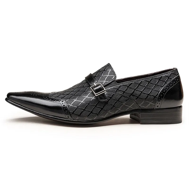 Italy Handmade formal men's Fashion shoes