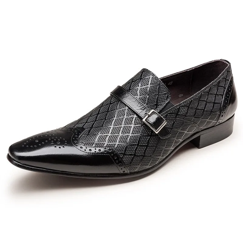 Italy Handmade formal men's Fashion shoes