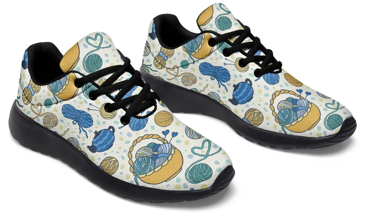 Knitting Lover Athletic Sneakers