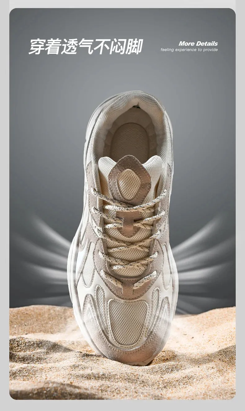 Luxury Breathable Sneakers for Men – Casual Running and Fashion Shoes