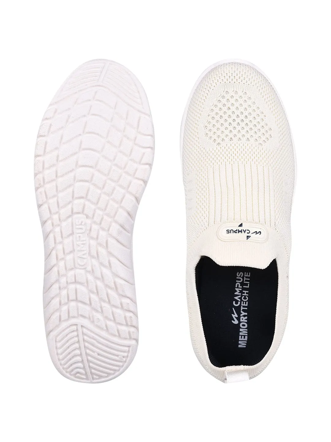 LW-101 Off White Women's Slip-ons