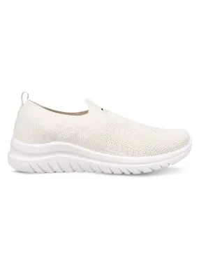 LW-101 Off White Women's Slip-ons