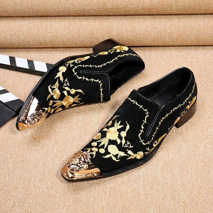 New Men's Business Dress Shoes British Carved Leather Fashion Groom Wedding Suit Shoes Lace-up Single Leather Shoes