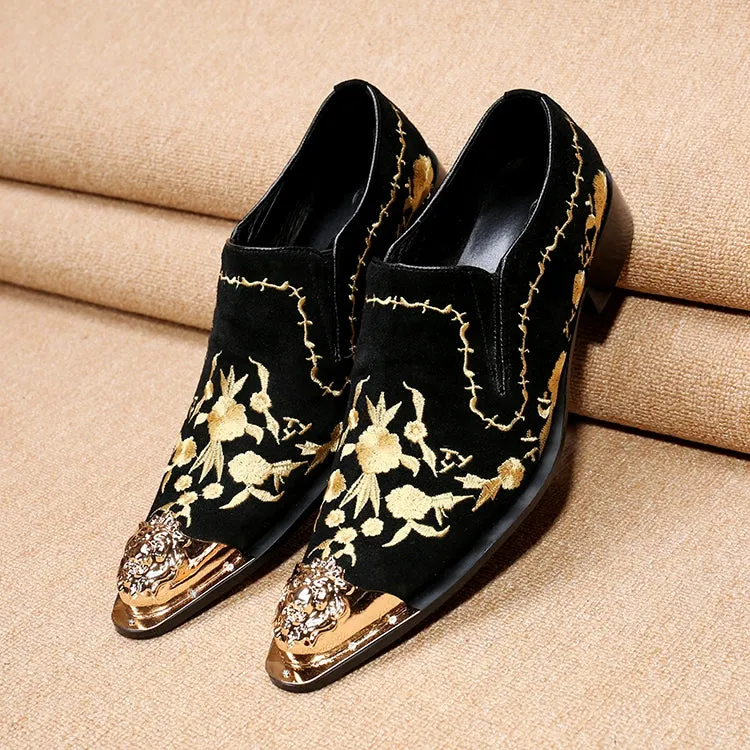 New Men's Business Dress Shoes British Carved Leather Fashion Groom Wedding Suit Shoes Lace-up Single Leather Shoes