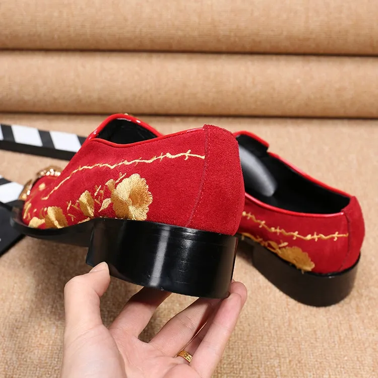 New Men's Business Dress Shoes British Carved Leather Fashion Groom Wedding Suit Shoes Lace-up Single Leather Shoes