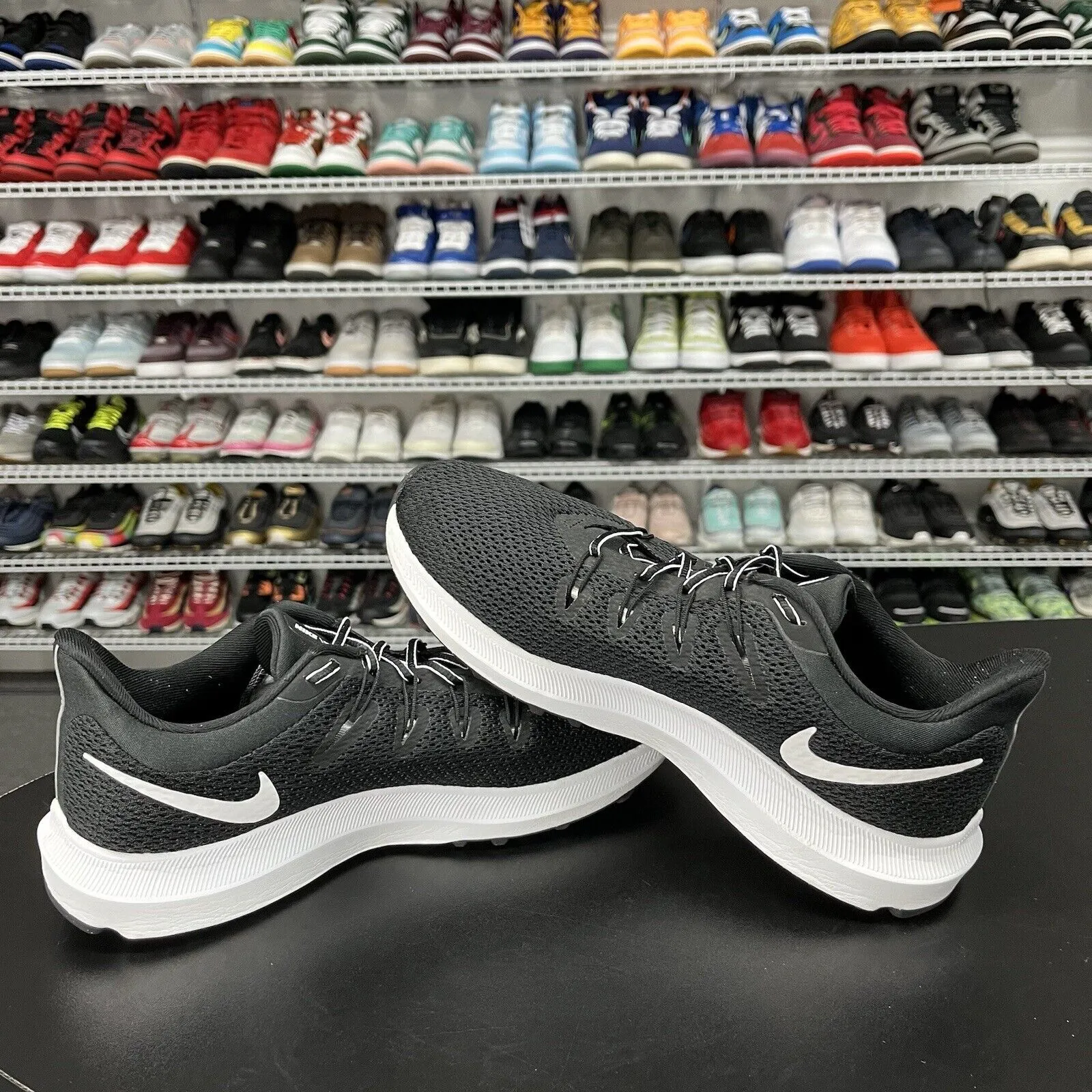 Nike Quest 2 Black Running Shoes Sneakers CI3803-004 Women's Size 8.5