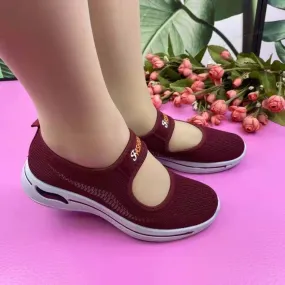 Purpdrank - Sneakers Women Shoes Fashion Spring Autumn Casual Mesh Breathable Walking Shoes Soft Sole Slip On Sneakers Chaussure Femme