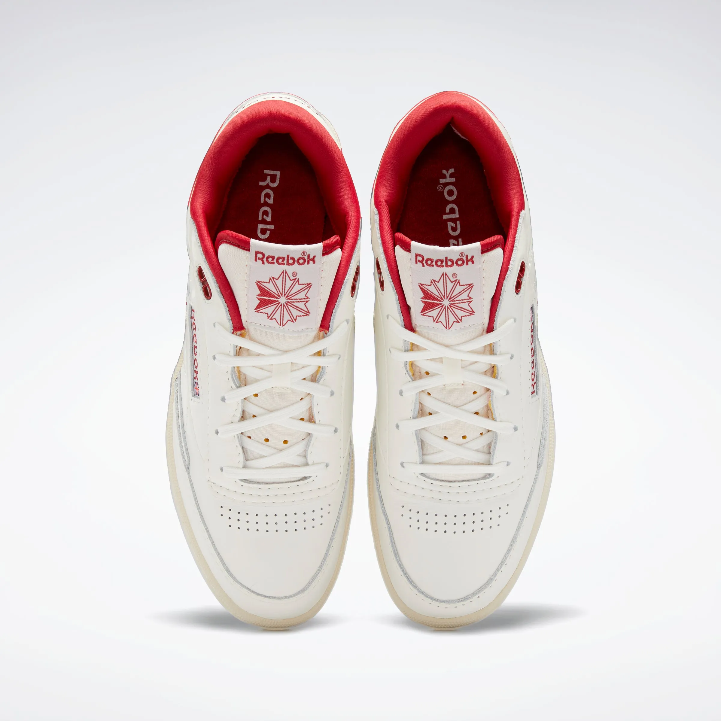 Reebok Footwear Men Club C Mid Ii Vintage Shoes Chalk/Alabas/Flasrd