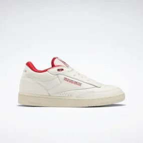 Reebok Footwear Men Club C Mid Ii Vintage Shoes Chalk/Alabas/Flasrd