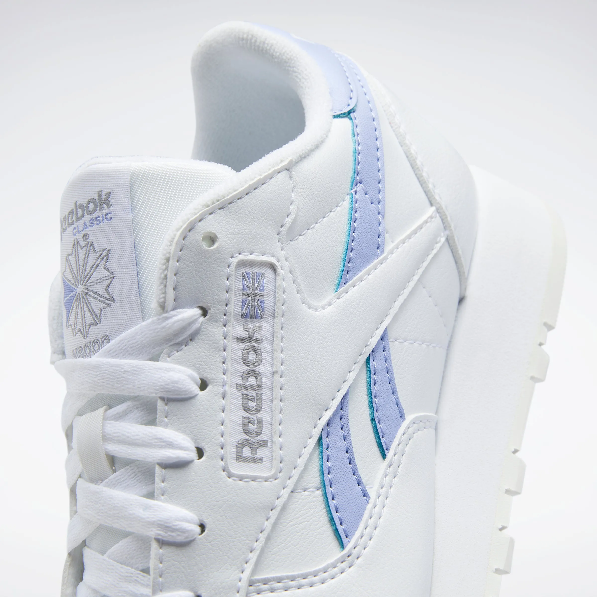 Reebok Footwear Women Classic Leather Shoes Ftwr White/Ftwr White/Lilac Gl