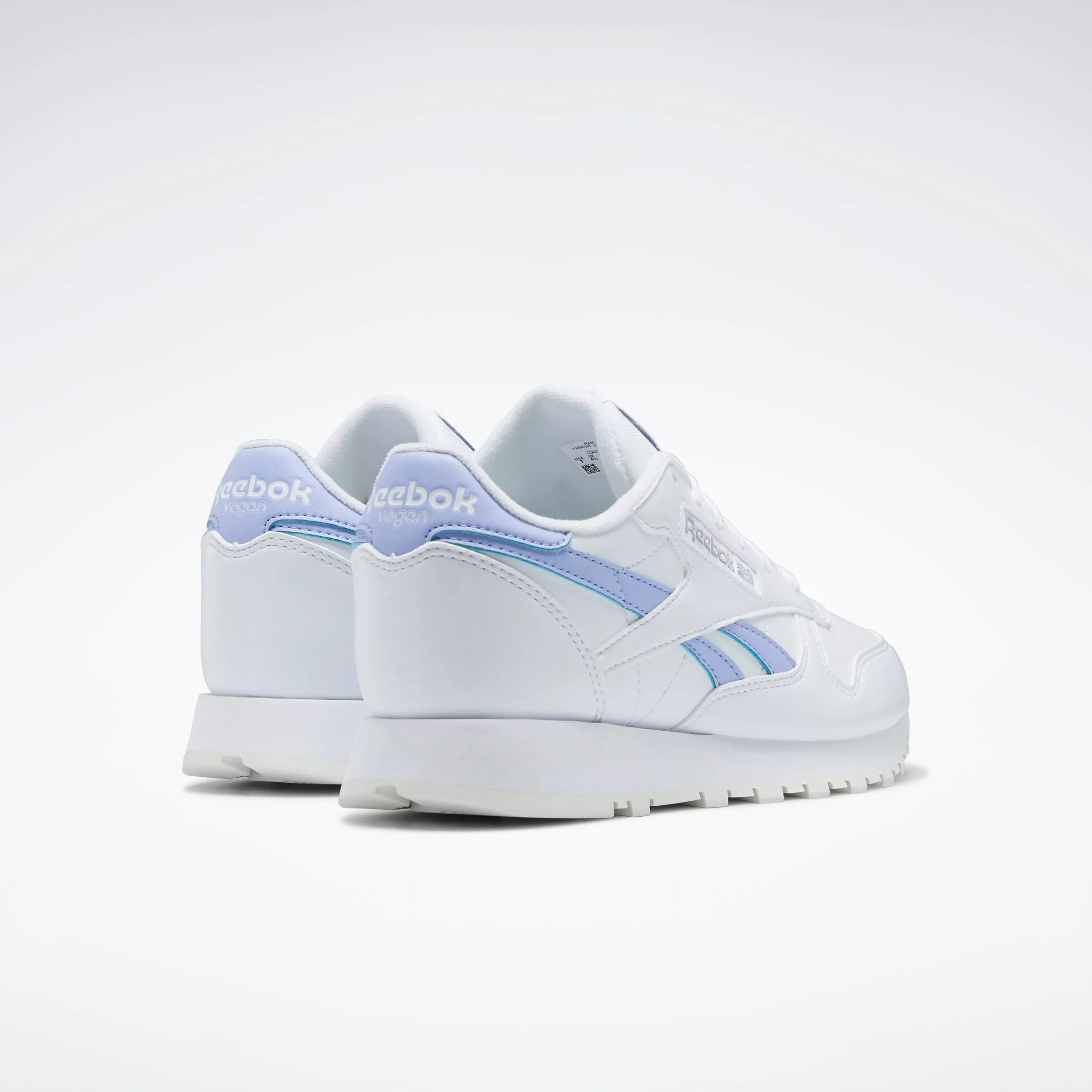 Reebok Footwear Women Classic Leather Shoes Ftwr White/Ftwr White/Lilac Gl