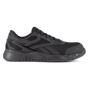 Reebok Mens Nanoflex TR Black Mesh CT EH Athletic Work Shoes