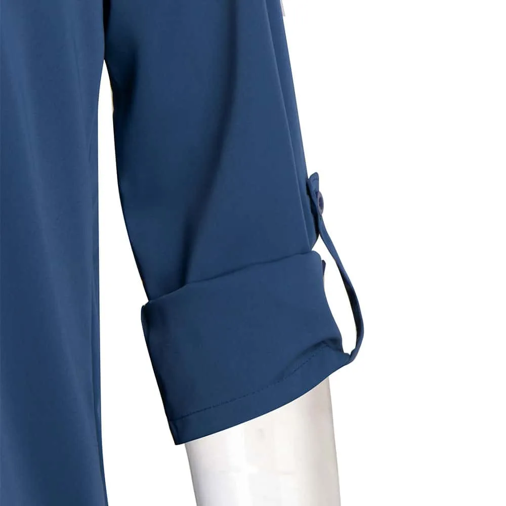 Sandwashed Satin Easy Chiffon Shirt
