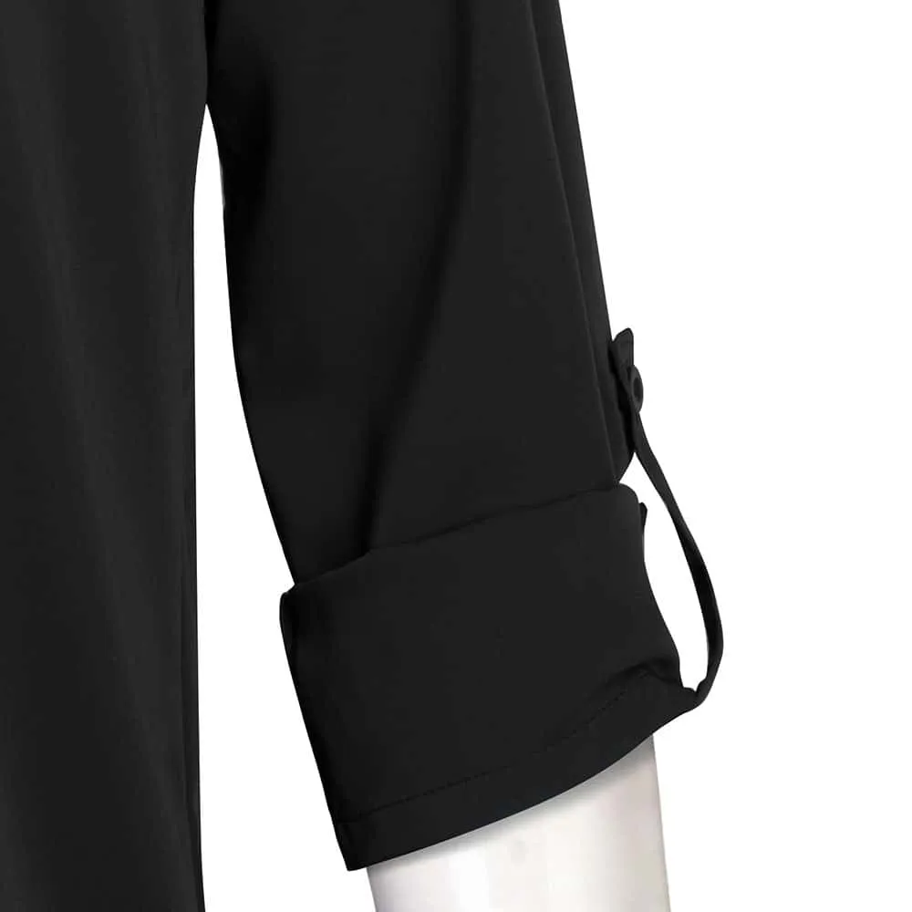 Sandwashed Satin Easy Chiffon Shirt