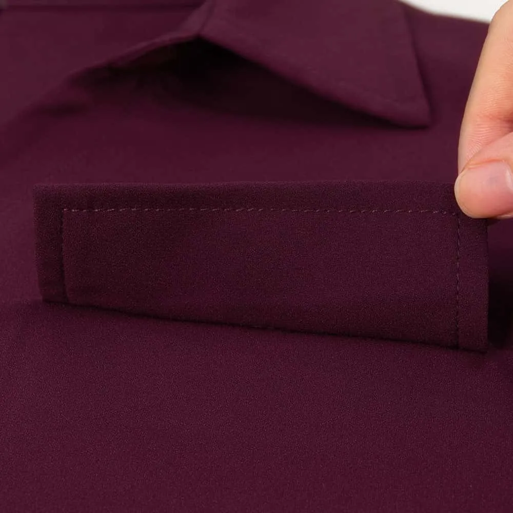 Sandwashed Satin Easy Chiffon Shirt
