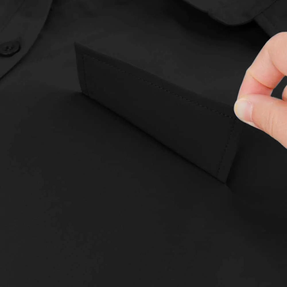 Sandwashed Satin Easy Chiffon Shirt