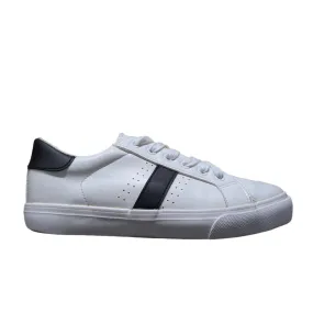 Schuh White Varsity Stripe Trainers Size UK 6 / EU 39 / US 8